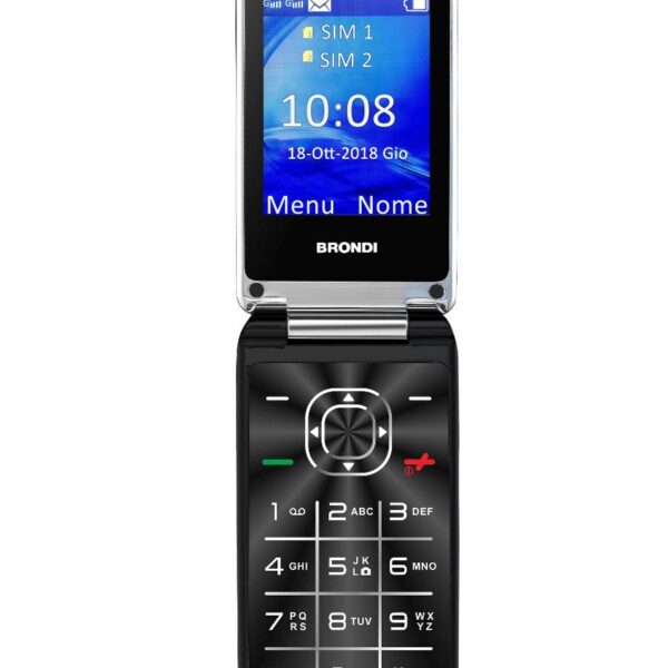 BRONDI TELEFONO CELLULARE PRESIDENT FLIP | NERO